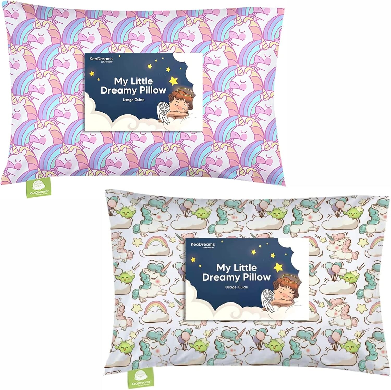 

Kea Подушка для малышей с наволочкой - 13x18 My Little Dreamy Pillow - Хлопковые подушки для сна для малышей, детские подушки, дорожные подушки для сна, мини-подушки, подушки для кроватей для малышей KeaBabies