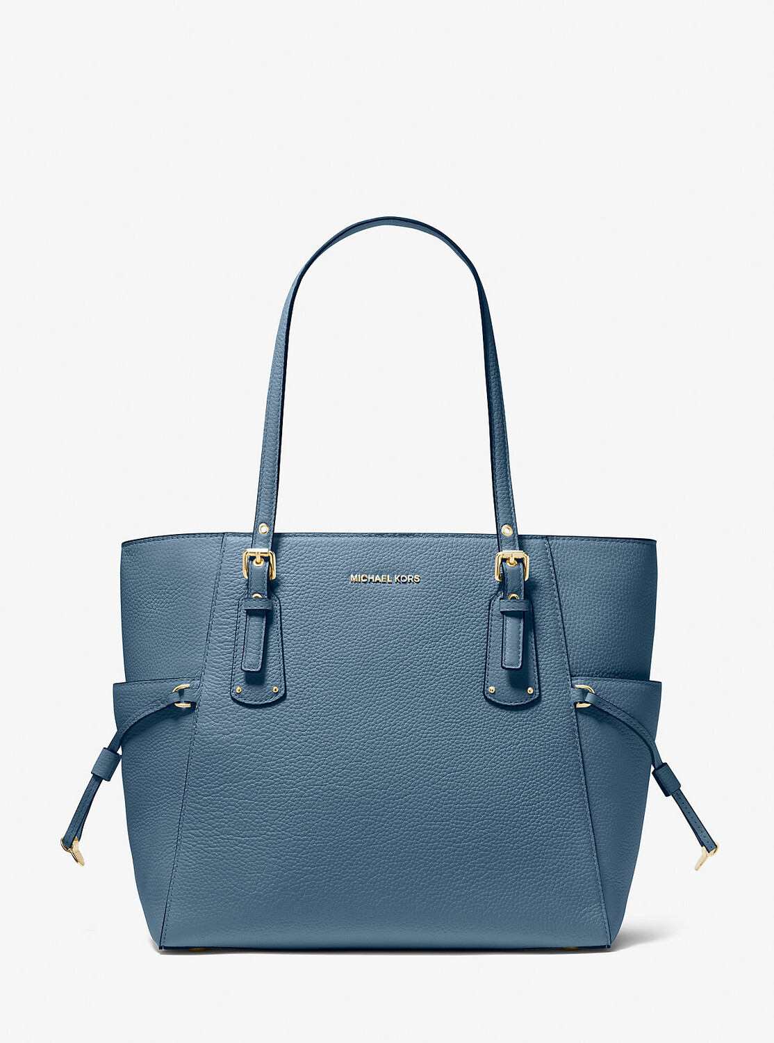

Маленькая большая сумка Voyager из шагреневой кожи Michael Kors