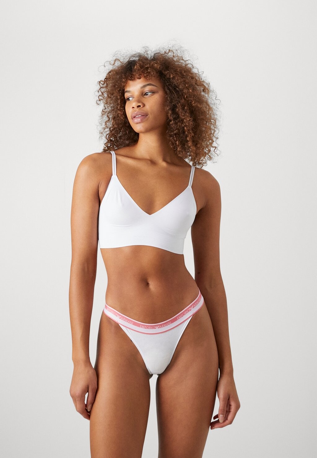 

Стринги THONG 2 PACK Emporio Armani, белый