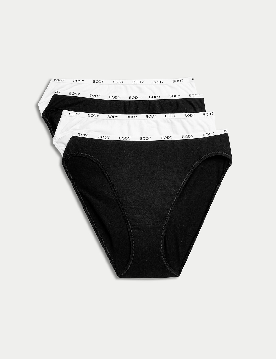 

Хлопок, 4 шт., трусики Cool Comfort Body, черный микс
