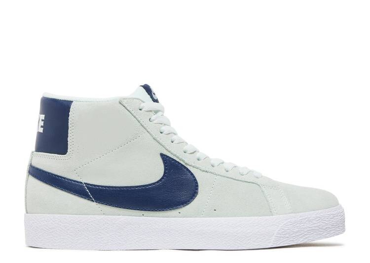 

Кроссовки Nike ZOOM BLAZER MID SB 'BARELY GREEN NAVY', зеленый