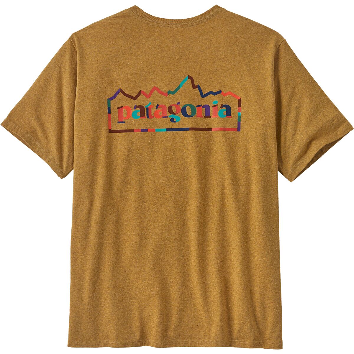 Футболка unity fitz responsibili Patagonia, желтый футболка patagonia patagonia long sleeved fitz roy horizons responsibili tee