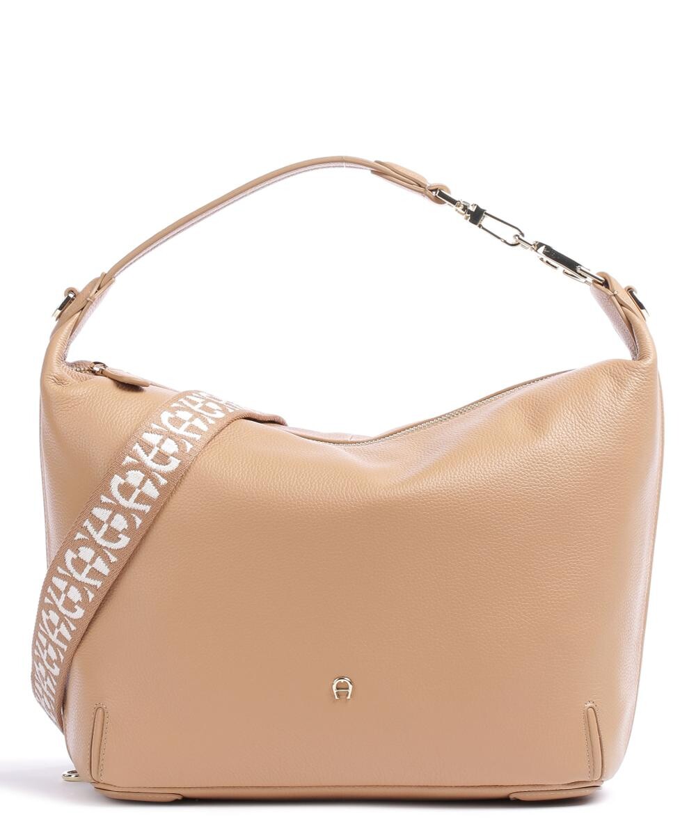 

Сумка-ведро Palermo из зернистой яловой кожи. Aigner, коричневый