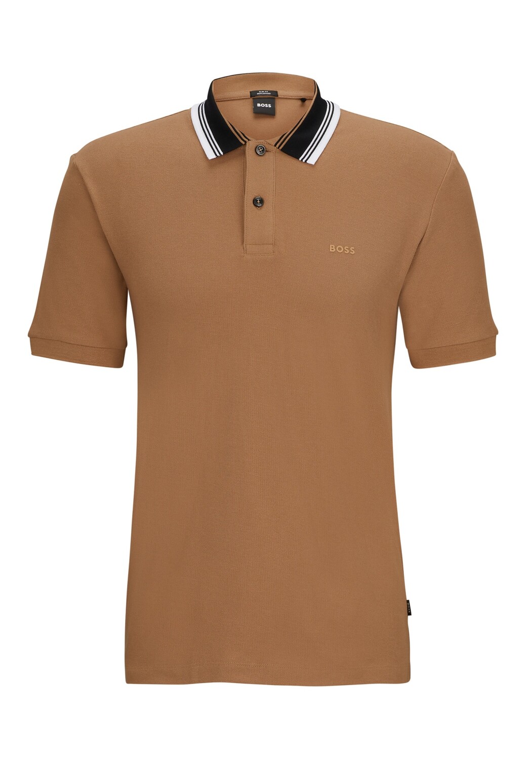 

Рубашка поло BOSS PHILLIPSON 118 Slim Fit, бежевый