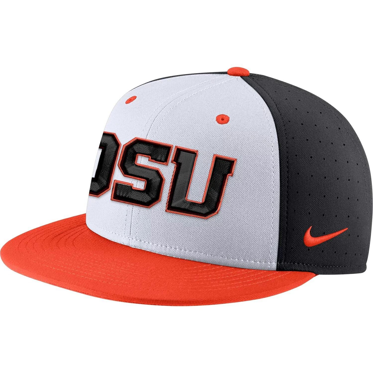 

Мужская приталенная кепка Nike Black Oregon State Beavers Aero True Baseball Performance