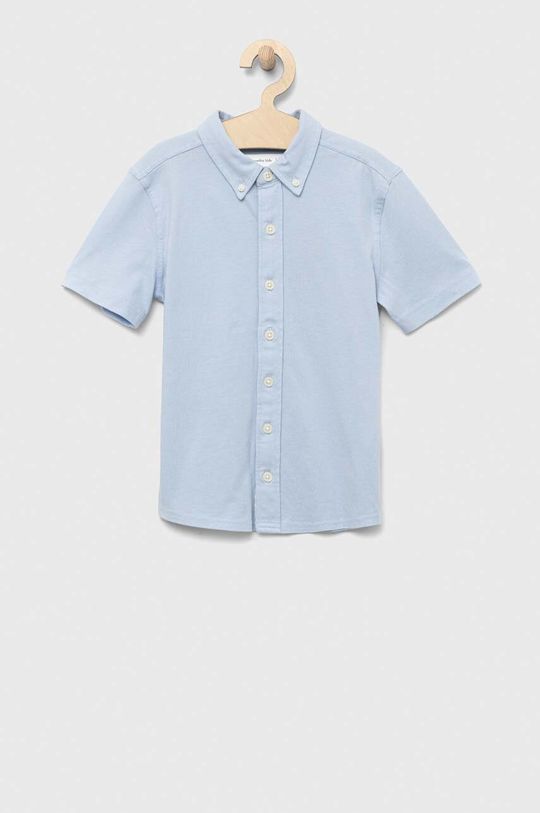 Рубашка из хлопка Abercrombie & Fitch, синий