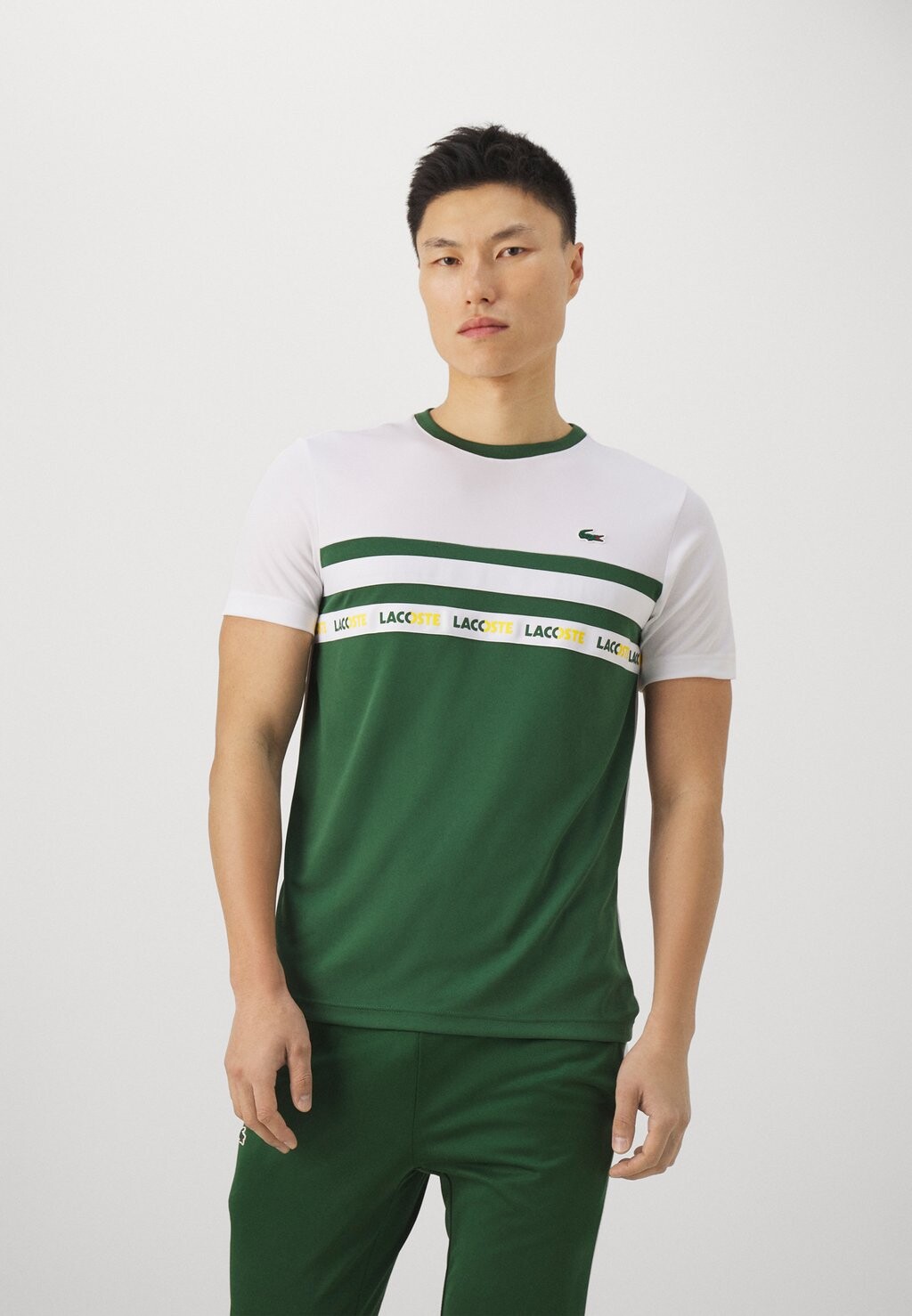 

Спортивная футболка Tc T-Shirt Lacoste, цвет green/white