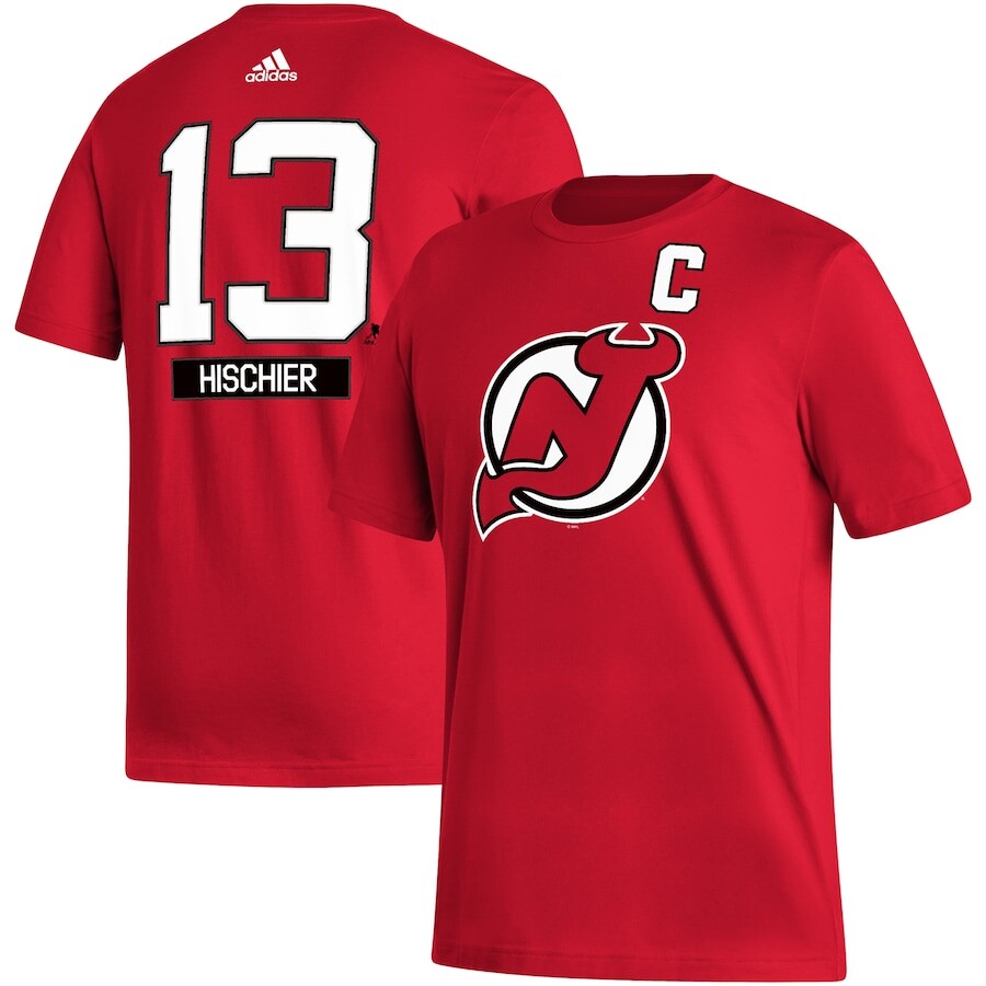 

Футболка с коротким рукавом adidas New Jersey Devils, красный