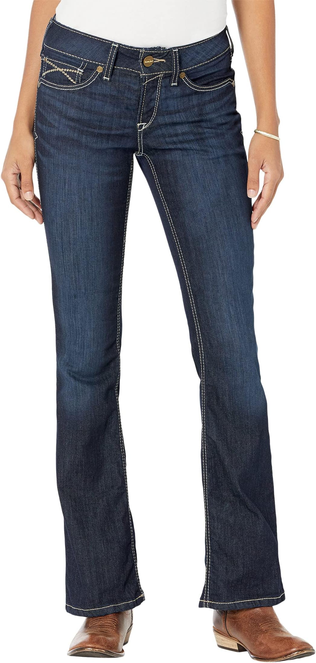 Джинсы R.E.A.L. Perfect Rise Contessa Bootcut Jeans Ariat, цвет Nashville