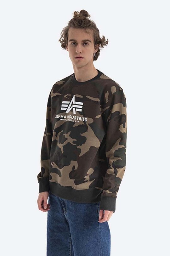 

Толстовка Basic Camo Alpha Industries, коричневый