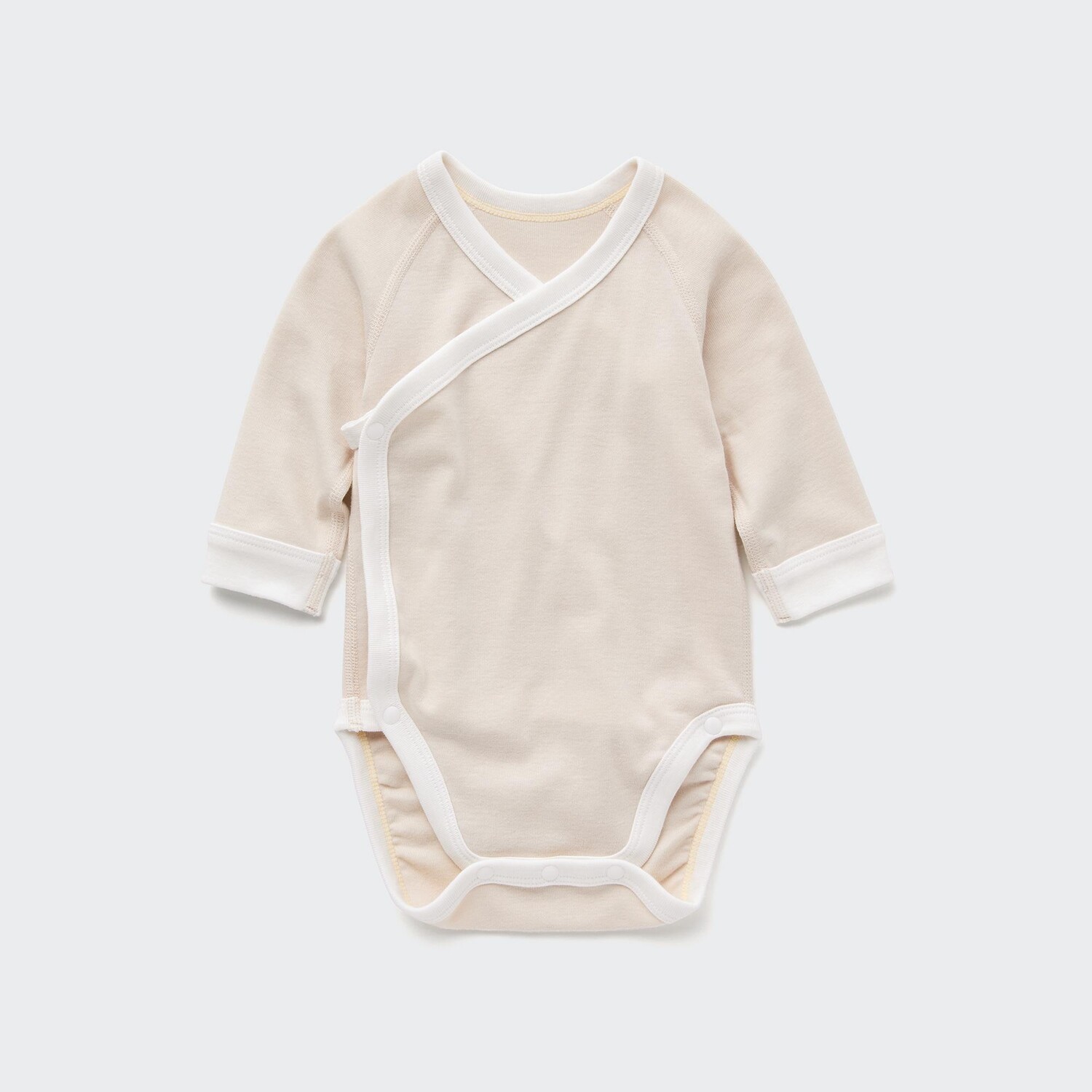 

Боди UNIQLO с длинными рукавами, бежевый