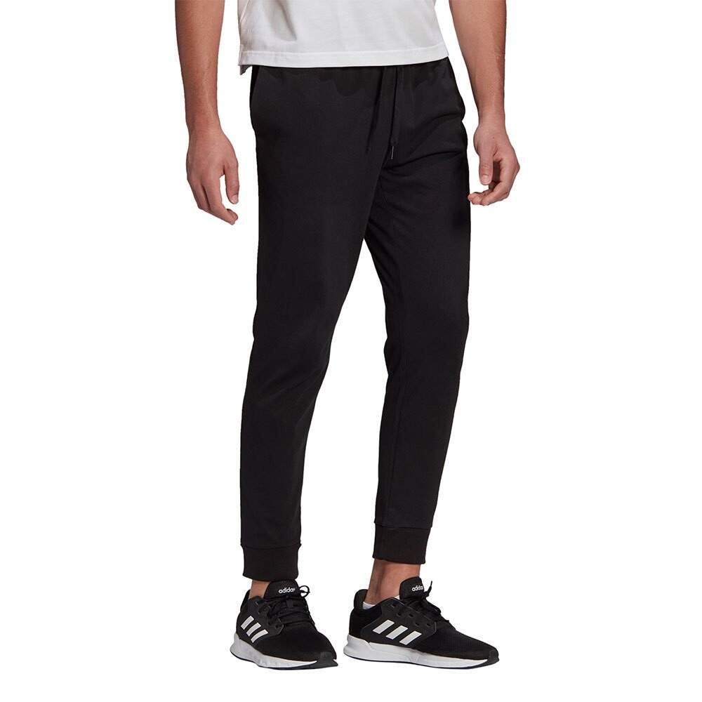 

Брюки adidas Essentials Single Jersey Tapered Cuff, черный