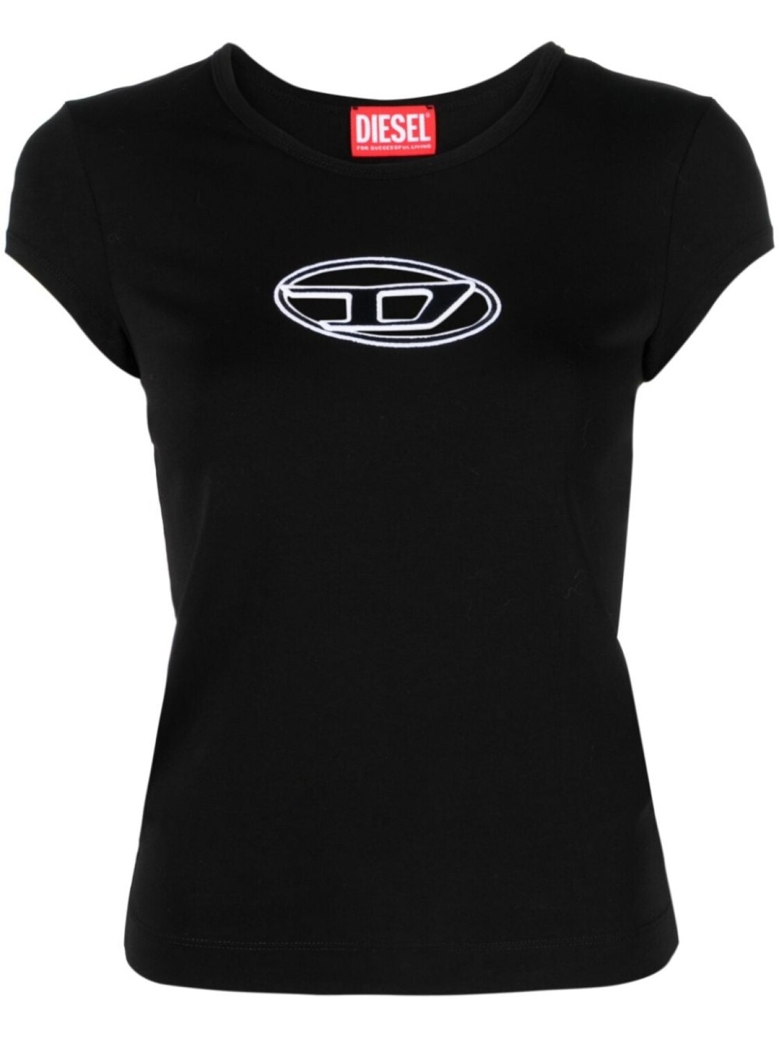 

Футболка с вышивкой Oval D Diesel, черный