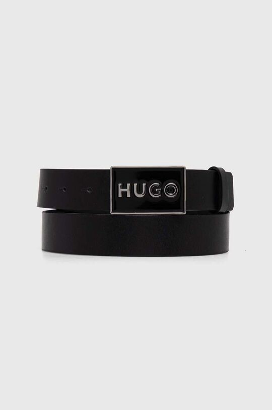 

Кожаный ремень Hugo, черный