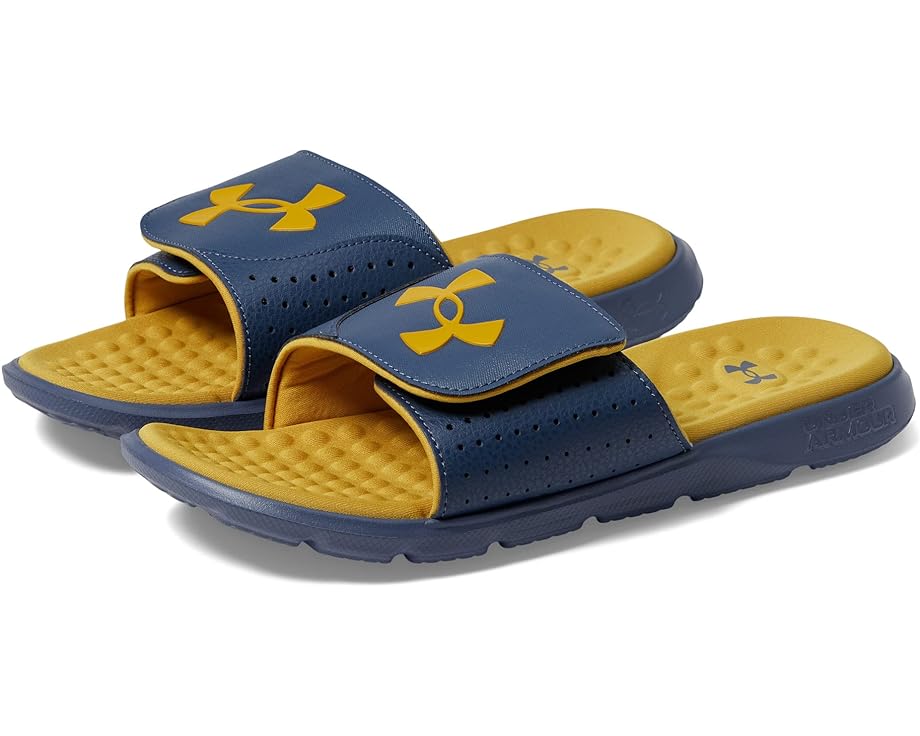 Сандалии Under Armour Ignite Pro Slide, цвет Downpour Gray/Downpour Gray/Gilded Yellow trolley yellow gray car embroidered 5 li baby hospital output set