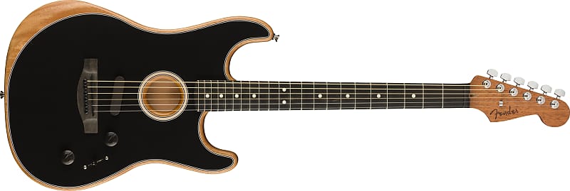 Акустическая гитара Fender American Acoustasonic Stratocaster- Black