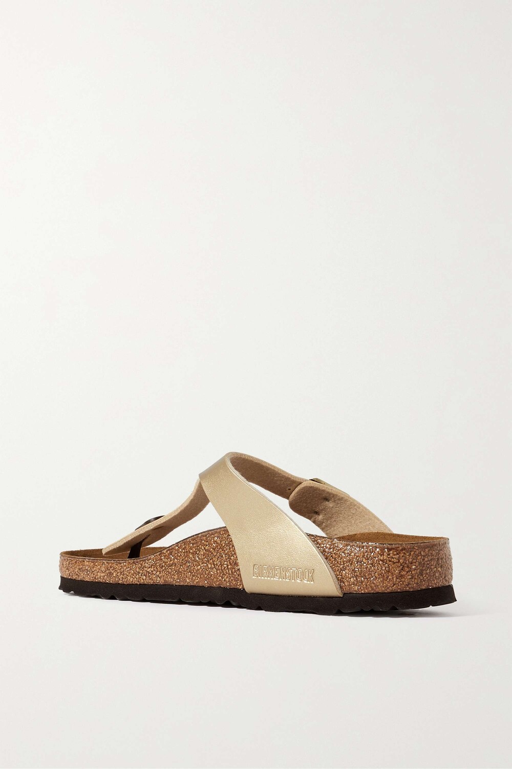 

BIRKENSTOCK сандалии Gizeh с эффектом металлик Birko-Flor, золото