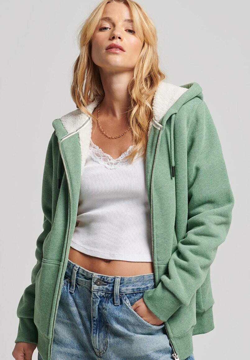 

Толстовка на молнии Superdry, Серый