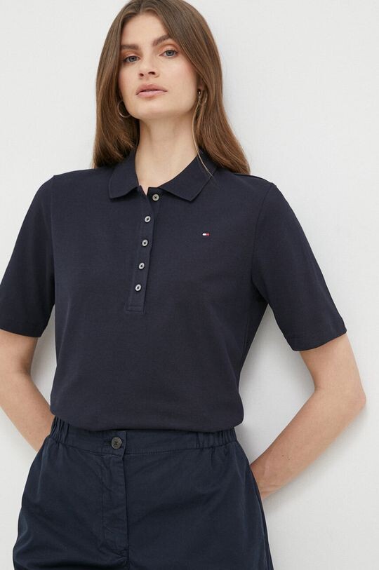 

Поло Tommy Hilfiger, темно-синий