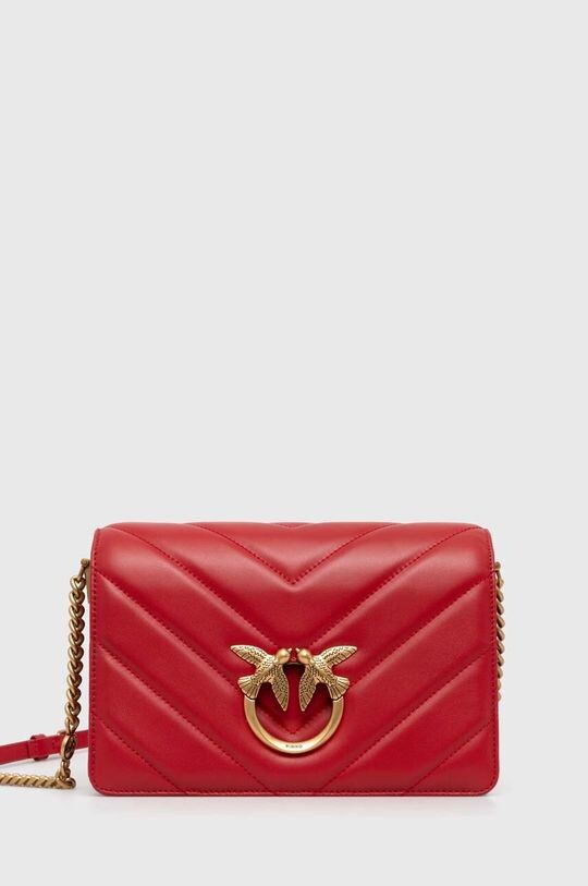 

Кожаная сумочка Pinko, красный