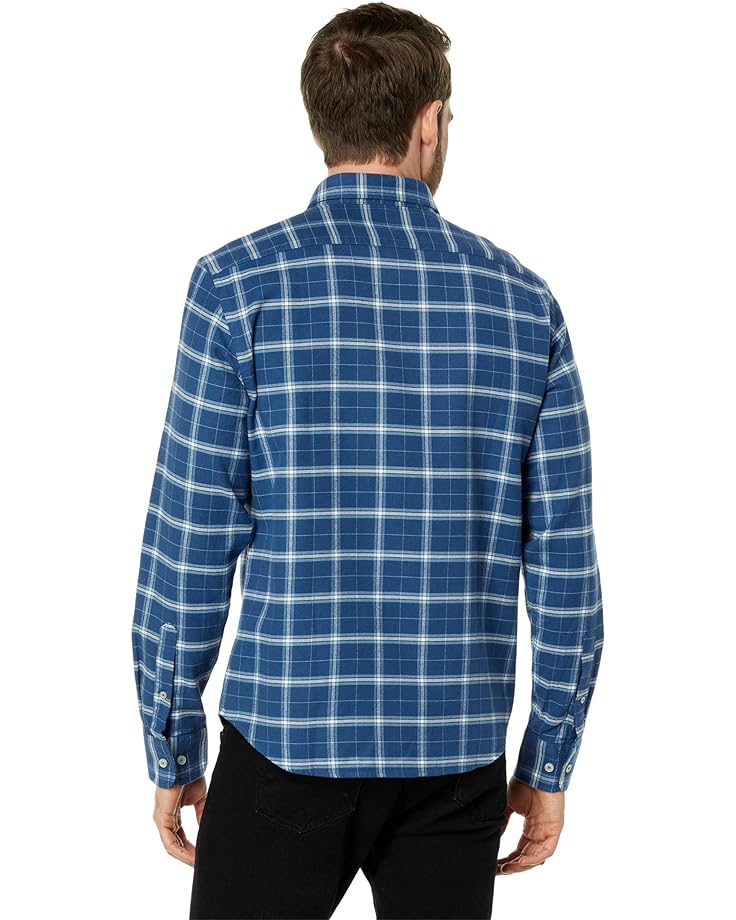 Рубашка UNTUCKit Flannel Callahan Shirt, синий цена и фото