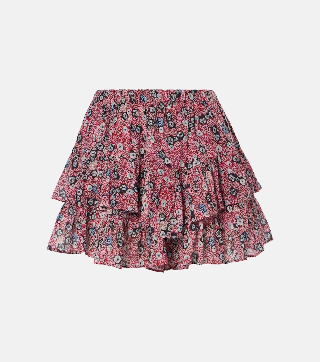 

Шорты из хлопковой вуали с принтом Jocadia Marant Etoile, мультиколор