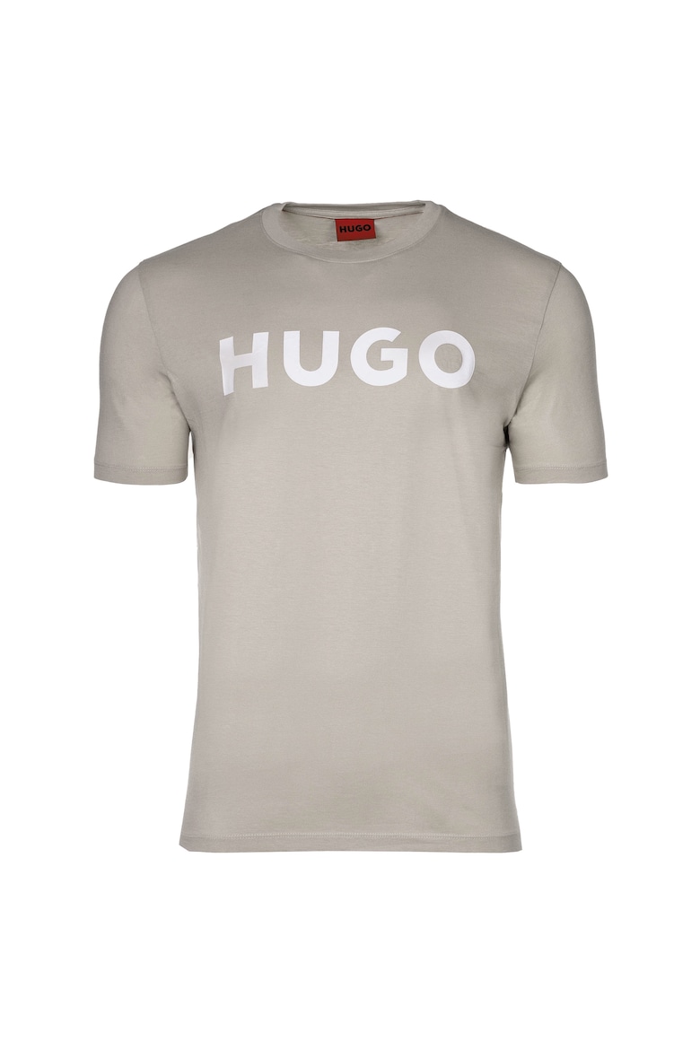Футболка Dulivio с логотипом Hugo, бежевый бежевая свободная футболка унисекс hugo dulivio hugo red