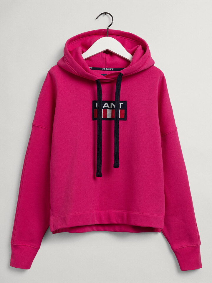 

Толстовка Gant Hoodie, розовый
