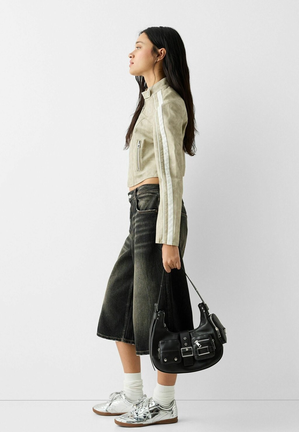 

Сумка MULTI POCKET Bershka, цвет black