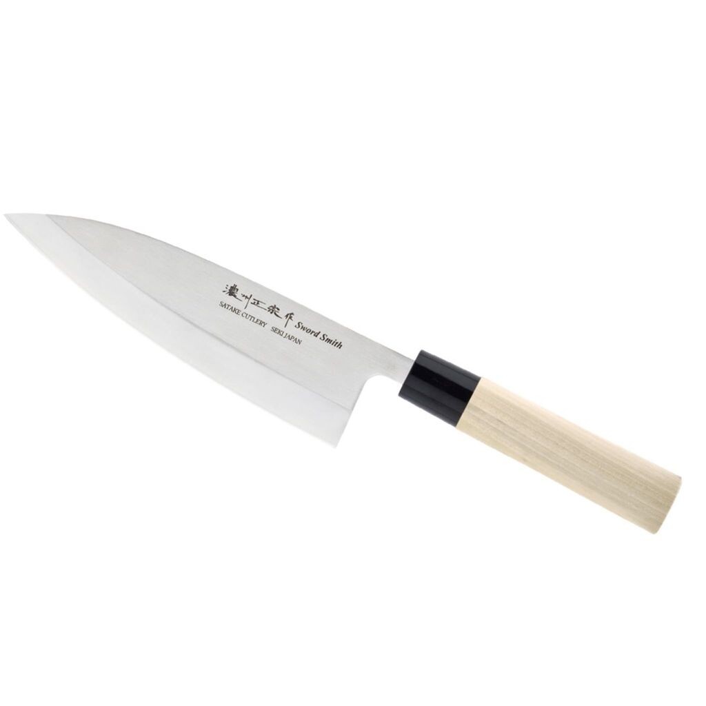 

Нож Satake левша Деба 18 см 804202 Satake Cutlery MFG.Co.,LTD, серебро