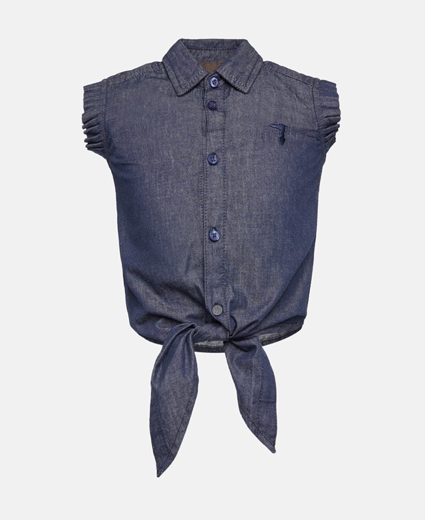 

Джинсовая блузка Trussardi, синий