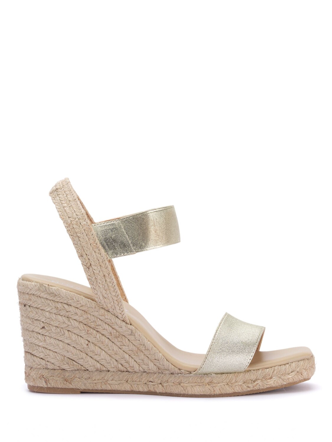 

Сандалии на танкетке Mint Velvet Gabriella, золотой