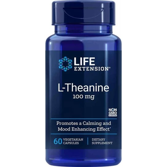 Life Extension, L-теанин, 100 мг, 60 капсул ингибитор 5 lox с apresflex 100 мг 60 капсул life extension