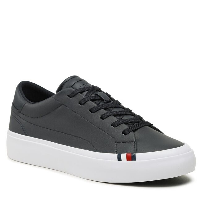 

Кроссовки Tommy Hilfiger ElevatedVulc Leather, темно-синий
