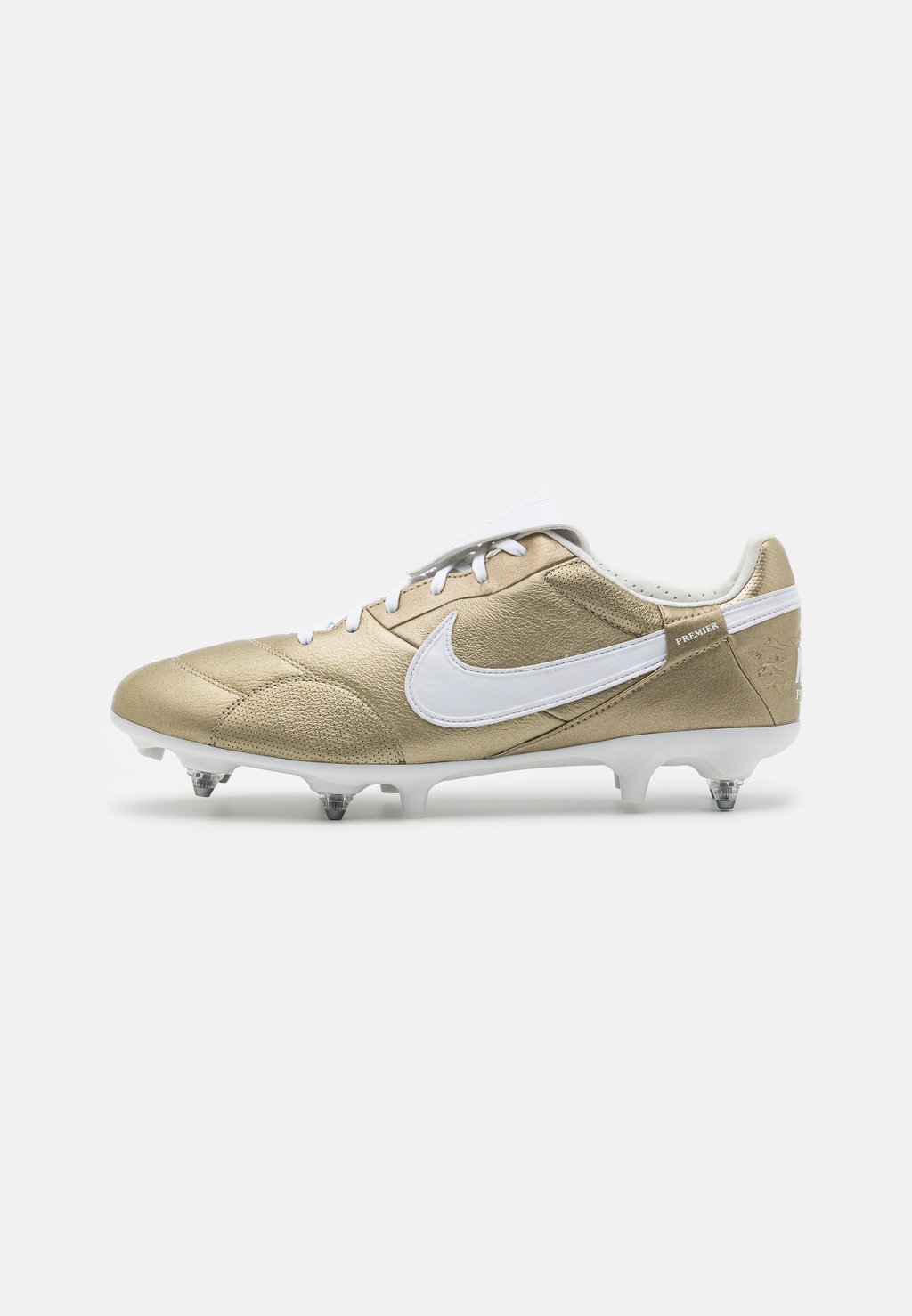 

футбольные бутсы с шипами The Premier 3 Sg-Pro Anti-Clog Traction Nike, цвет metallic gold grain/white