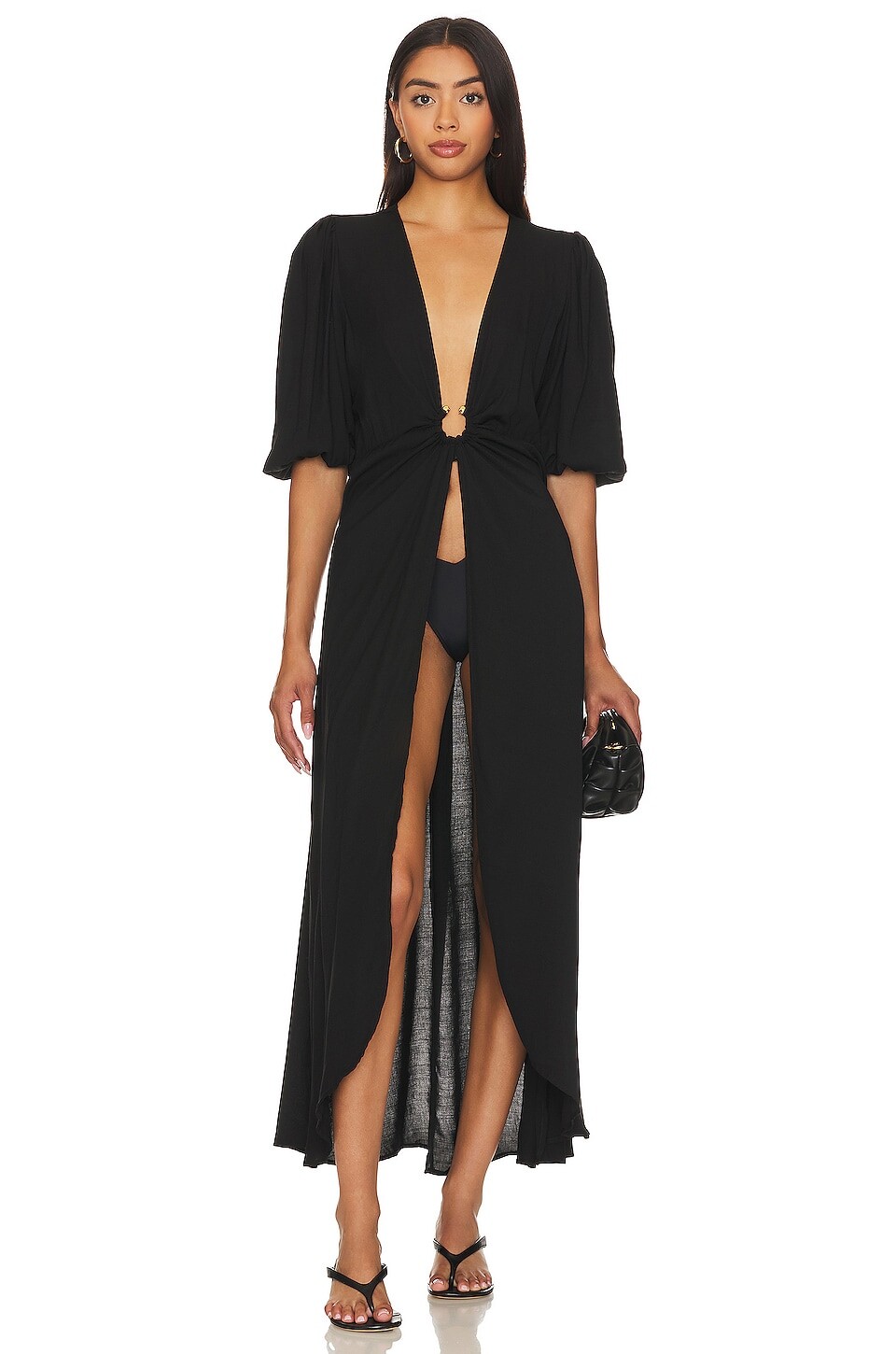 

Платье BOAMAR X Revolve Cowen Long Kimono, черный