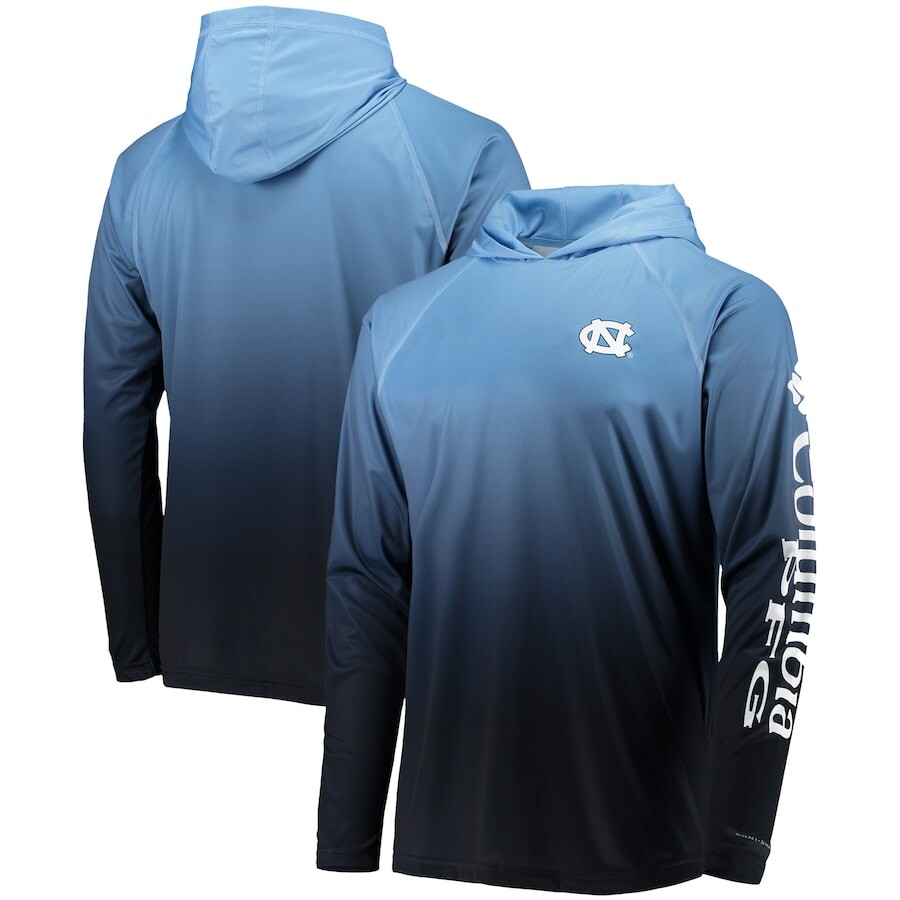 

Футболка с длинным рукавом Columbia North Carolina Tar Heels, синий