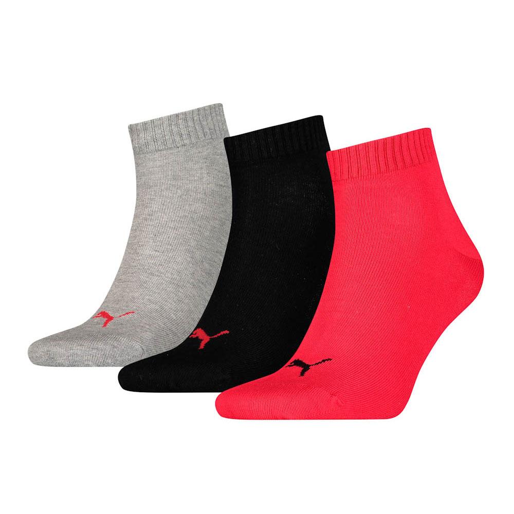 Носки Puma Quarter Plain 3 шт, разноцветный носки puma 271080001 quarter 3 шт разноцветный