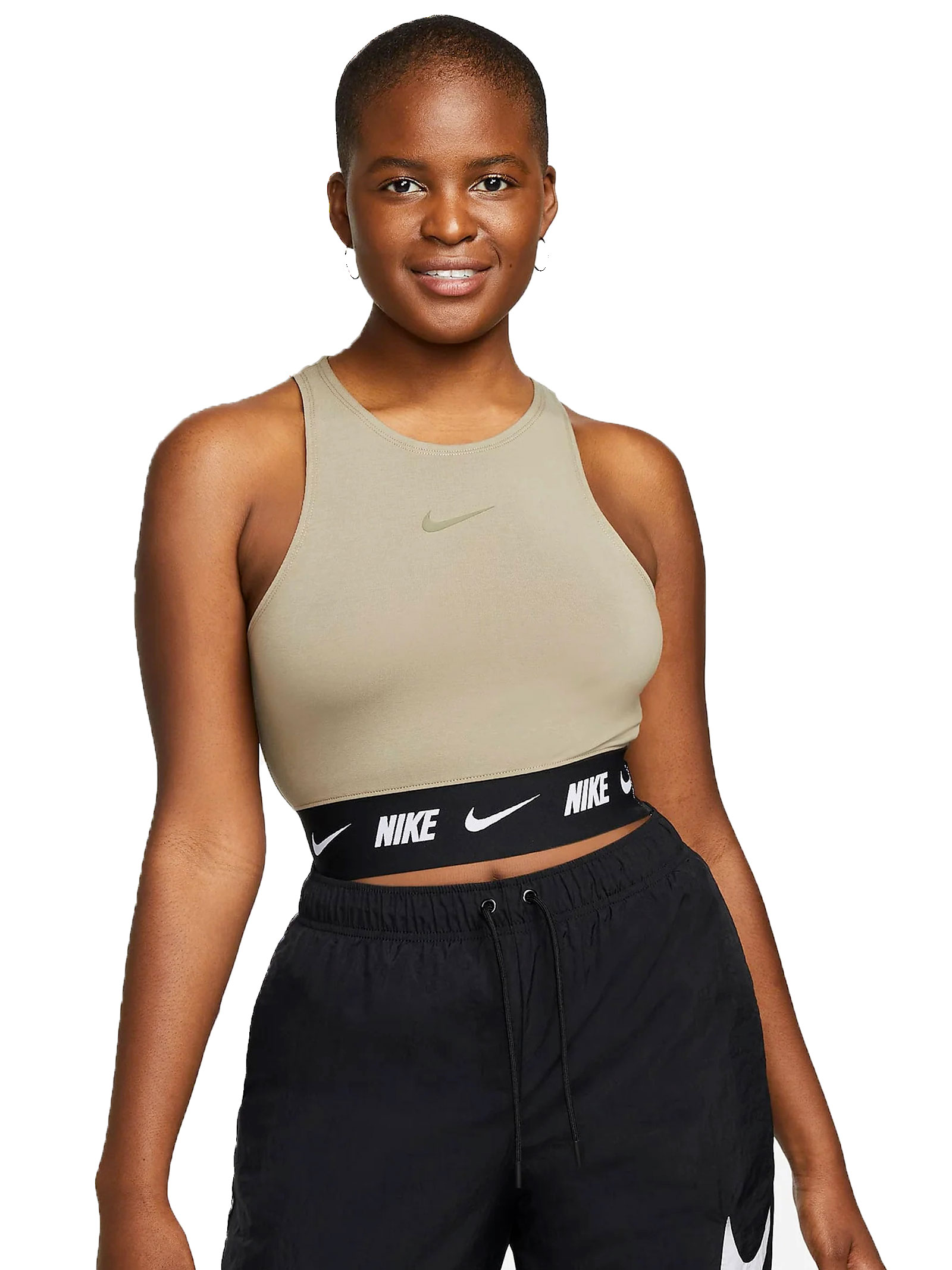 Укороченный топ Nike Спортивная одежда, зеленый
