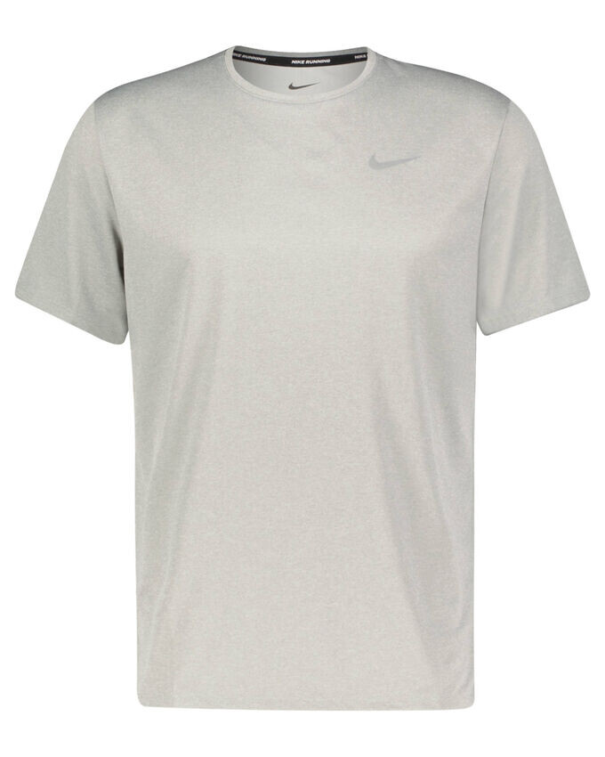 

Рубашка для бега dri-fit uv miler Nike, серый