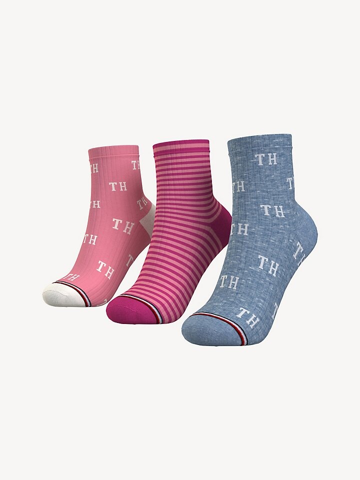 

Миниатюрные носки для брюк для больших детей, 3 шт. Tommy Hilfiger