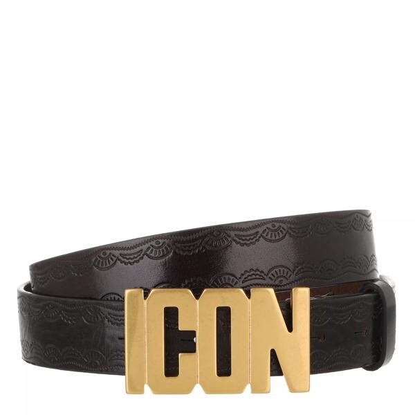 Ремень icon belt Dsquared2, черный