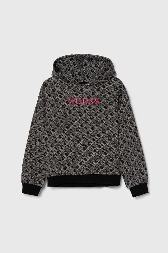 

Детская хлопковая толстовка Guess, черный