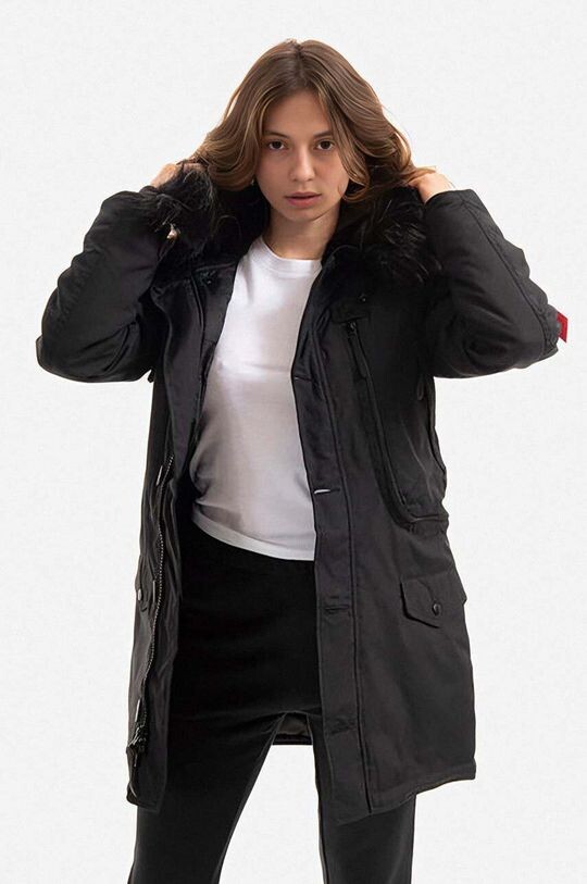 

Полярная куртка Alpha Industries, черный