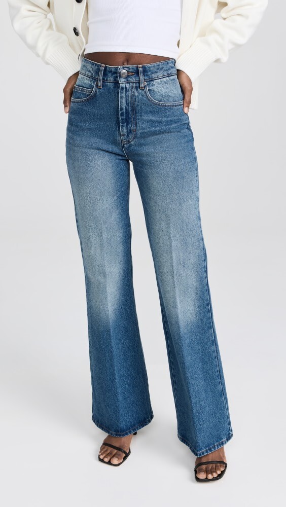 

Джинсы AMI Flare Fit, синий