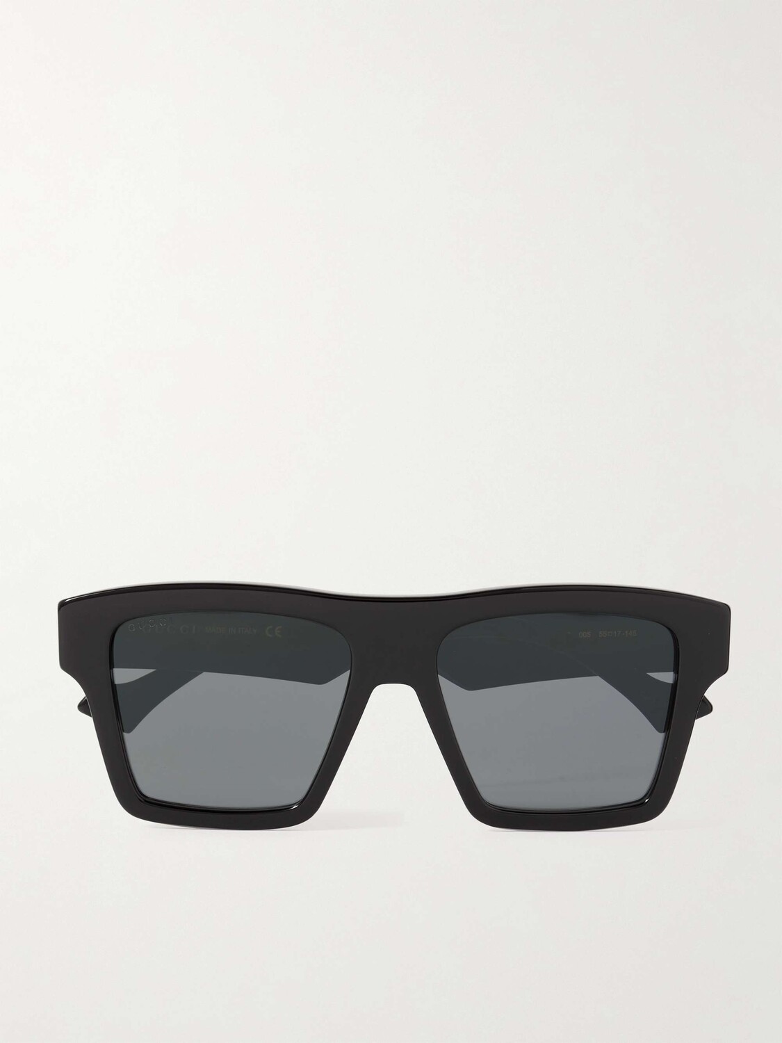 

Солнцезащитные очки в D-образной оправе из ацетата GUCCI EYEWEAR, черный