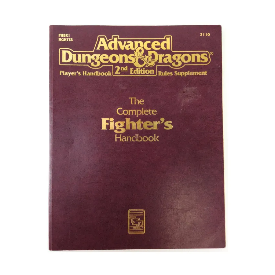 

Complete Fighter's Handbook (5th Printings), Advanced Dungeons & Dragons (2nd Edition) - Player's Guides & Books, мягкая обложка