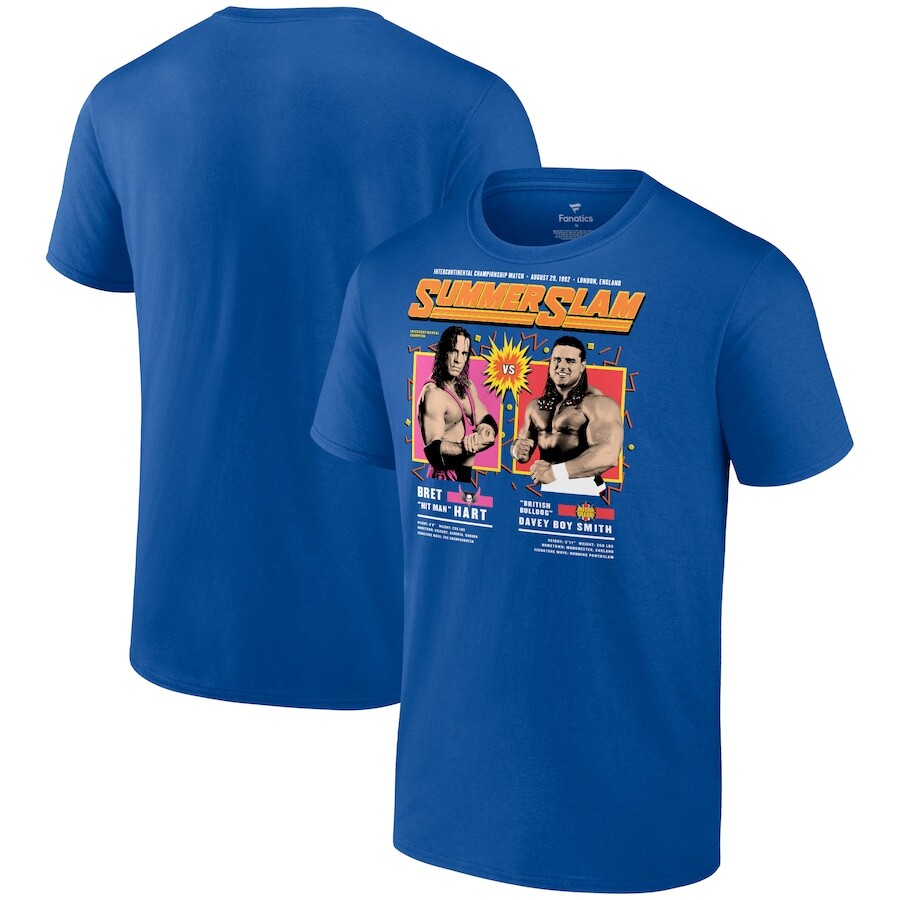 

Футболка с коротким рукавом Fanatics Branded Summerslam, роял