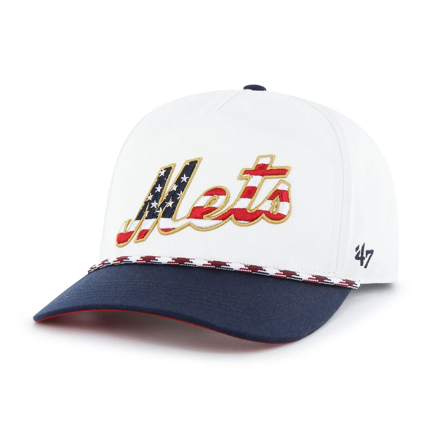 

Мужская белая кепка '47 New York Mets с надписью Hitch Snapback