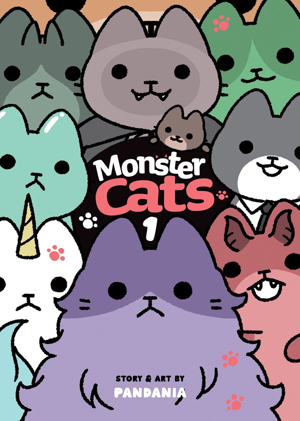 

Манга Monster Cats Manga Volume 1 (Color)